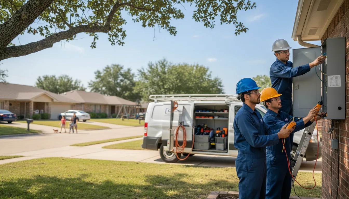 Certified electrician providing emergency electrical services in Spencer, IA
